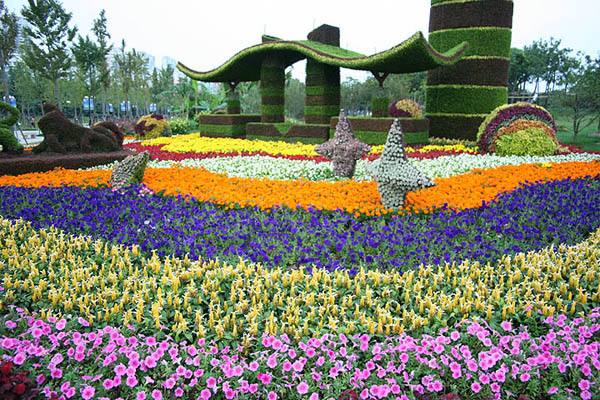 西宁立体花坛 西宁立体花坛
